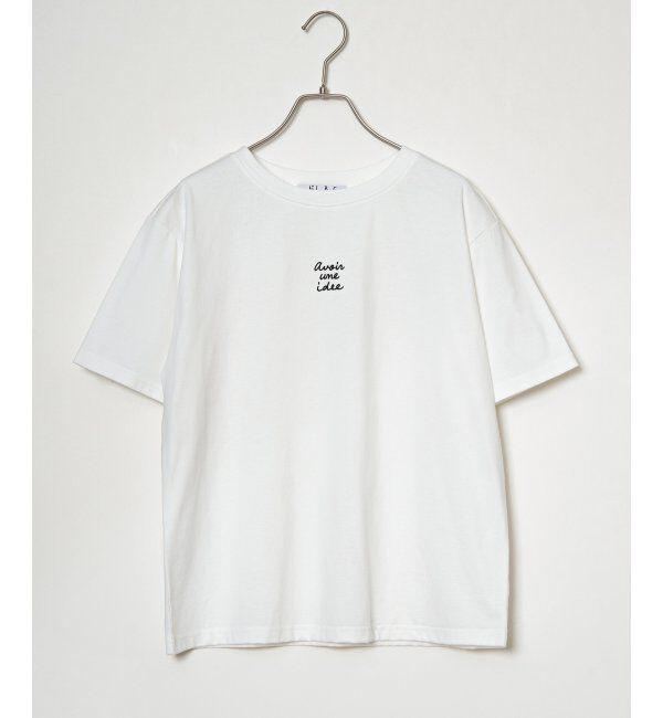 Lbc with Life「ミニロゴ刺繍Tシャツ」|Tシャツ・カットソー|