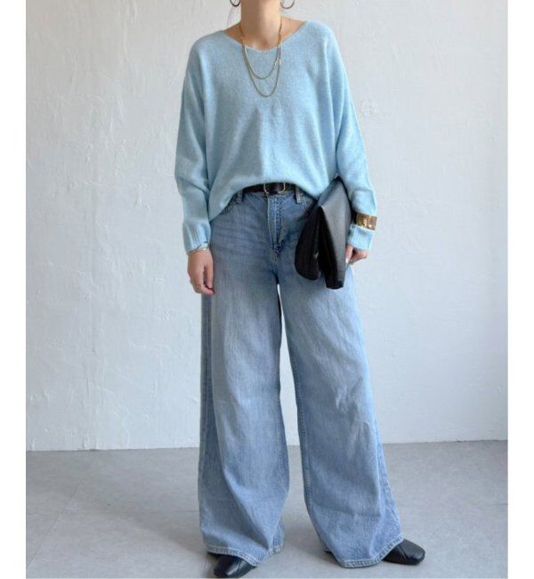 Lbc with Life「アンゴラコンVネックニット」|カーディガン|