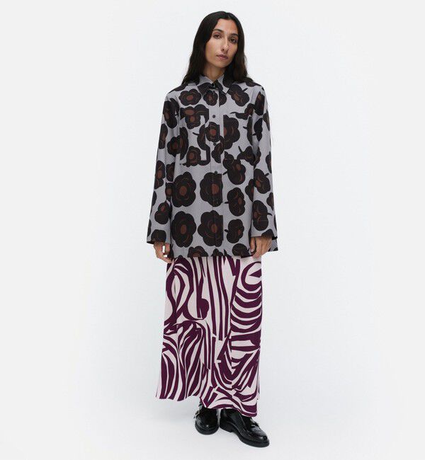 Marimekko「Maaria Tumma シャツ」|シャツ・ブラウス|