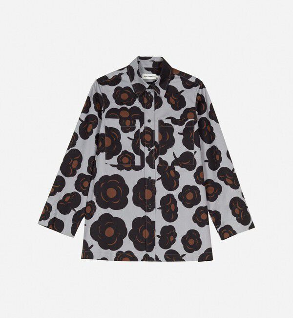 Marimekko「Maaria Tumma シャツ」|シャツ・ブラウス|
