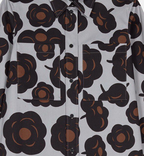 Marimekko「Maaria Tumma シャツ」|シャツ・ブラウス|