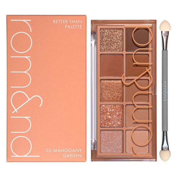  「rom&nd ベターザンパレット #02 マホガニーガーデン」|アイシャドウ|