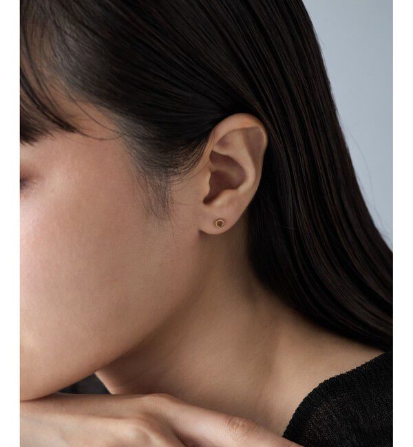 Jouete「K10YG ピアス サークル」|ピアス|
