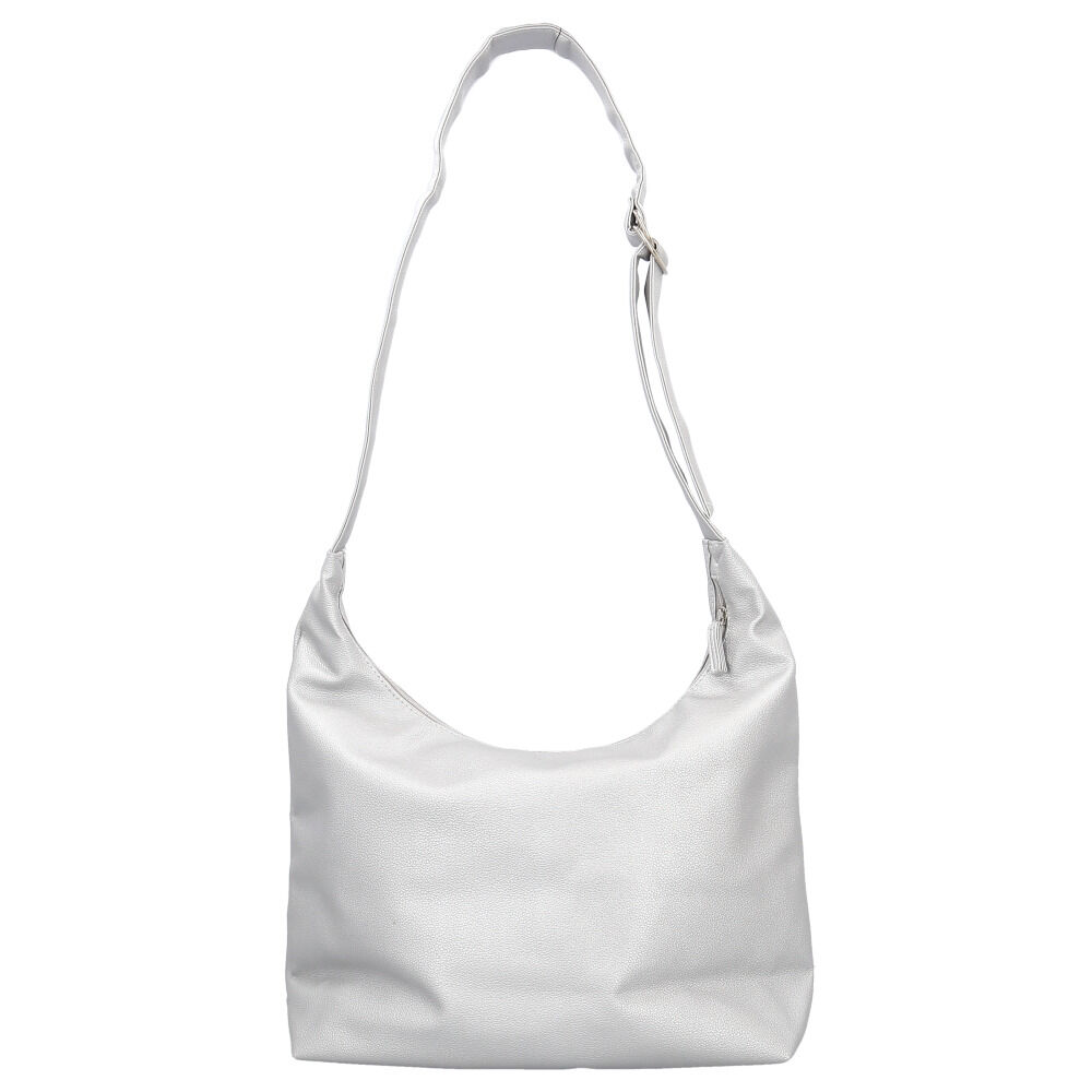 BACKYARD FAMILY「ショルダーバッグ レディース 通販 ワンショルダーバッグ フェイクレザー 斜め掛けバッグ 大容量」|ショルダー・メッセンジャー|シルバー1