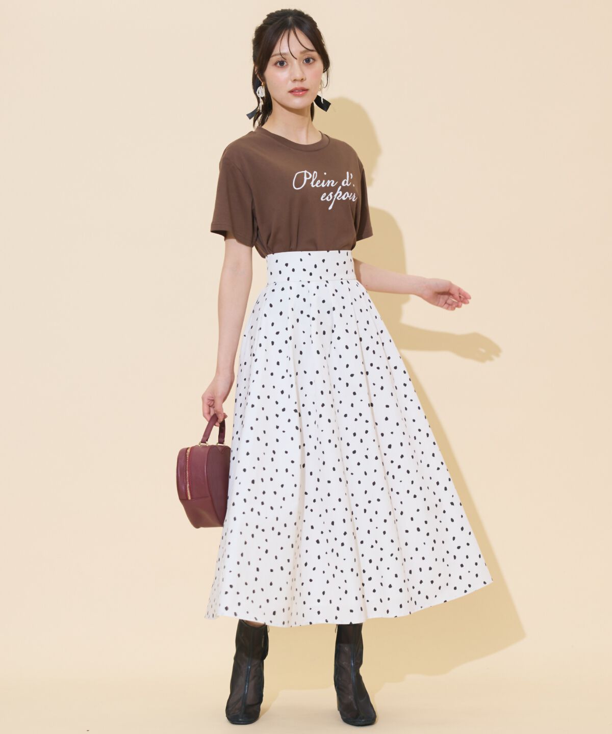 WILLSELECTION「ドロップショルダーロゴTシャツ」|Tシャツ・カットソー|