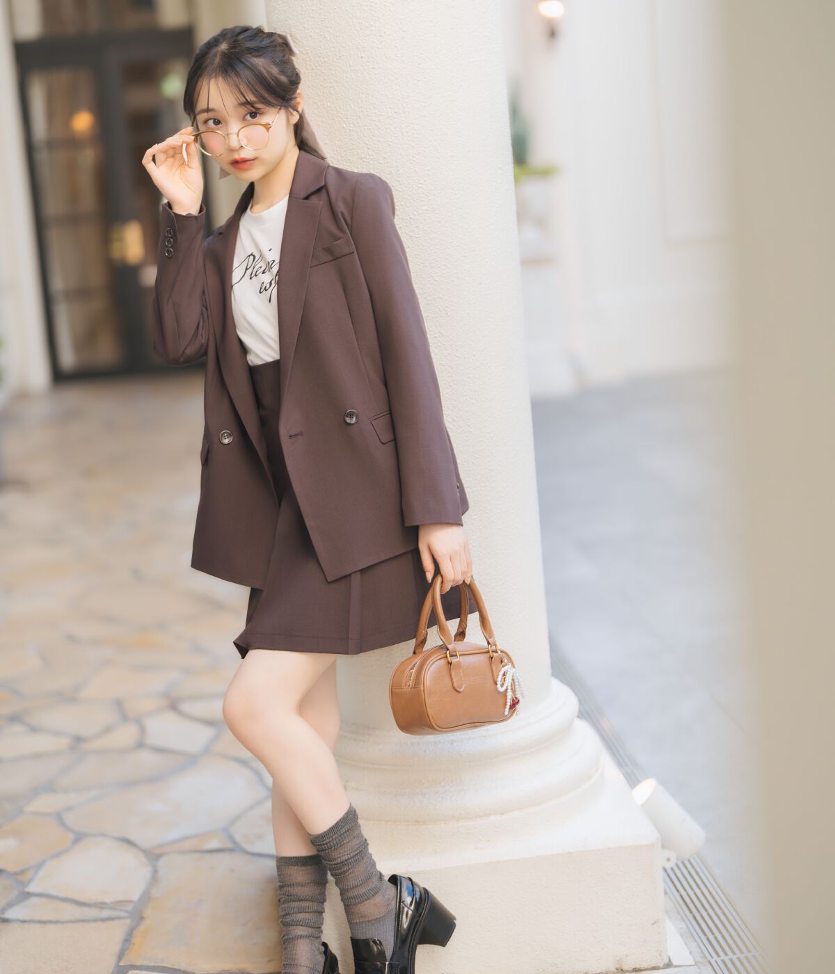 WILLSELECTION「ドロップショルダーロゴTシャツ」|Tシャツ・カットソー|