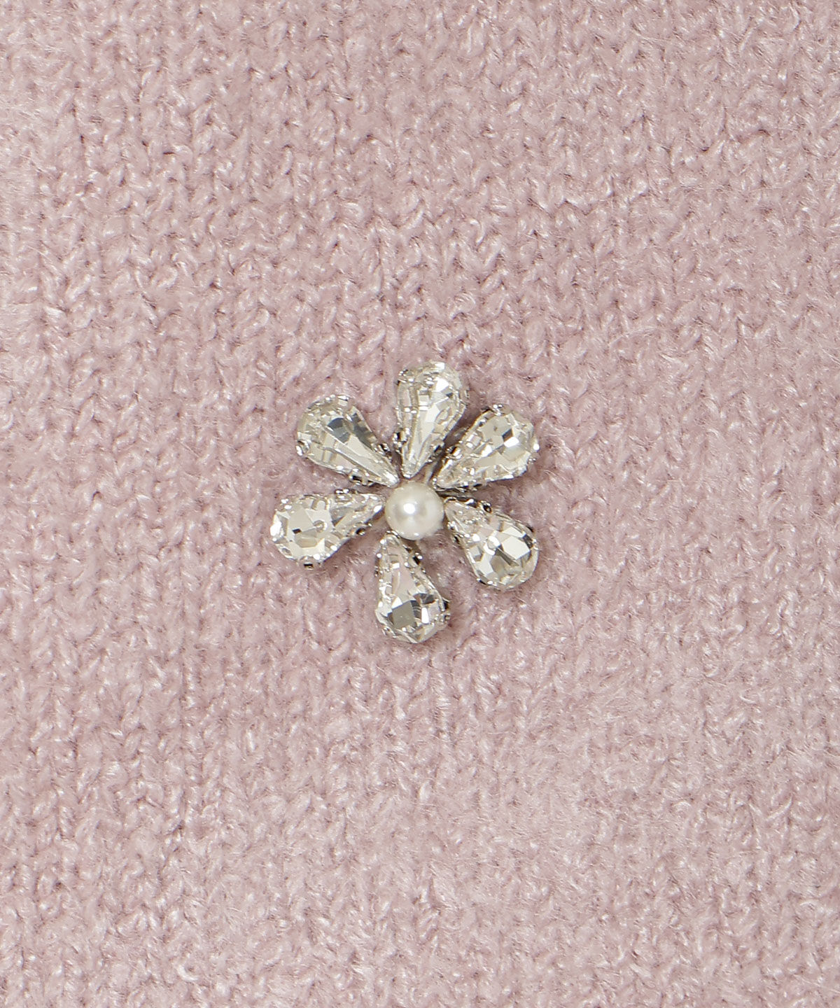 WILLSELECTION「ビジューハイネックニットプルオーバー」|ニット・セーター|