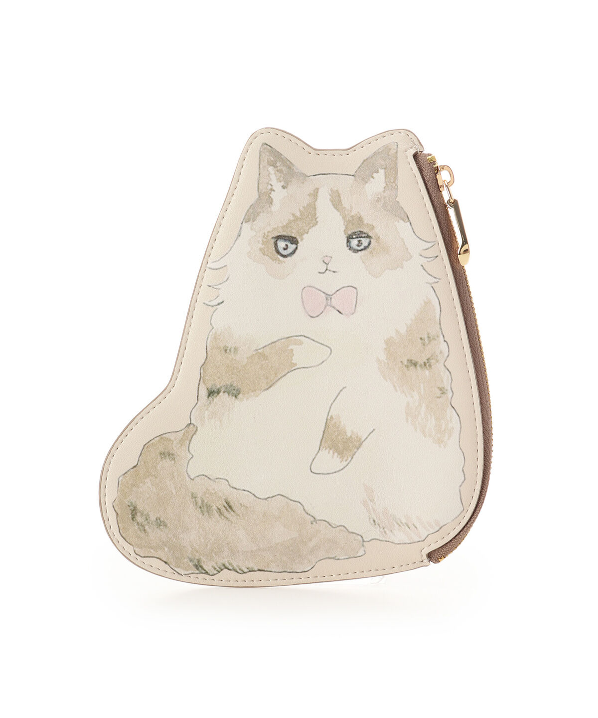 Samantha Thavasa Petit Choice「キャッツコレクション ダイカットポーチ(ラグドール)」|ポーチ|