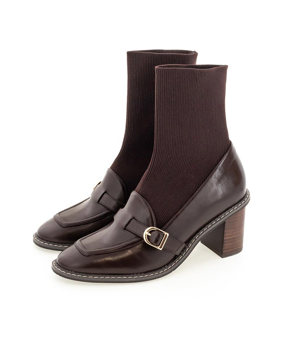  「ストレッチ ソックスアンクルブーツ」|ショートブーツ|