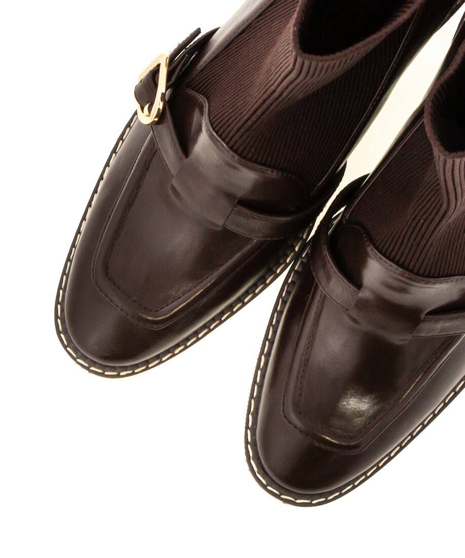  「ストレッチ ソックスアンクルブーツ」|ショートブーツ|