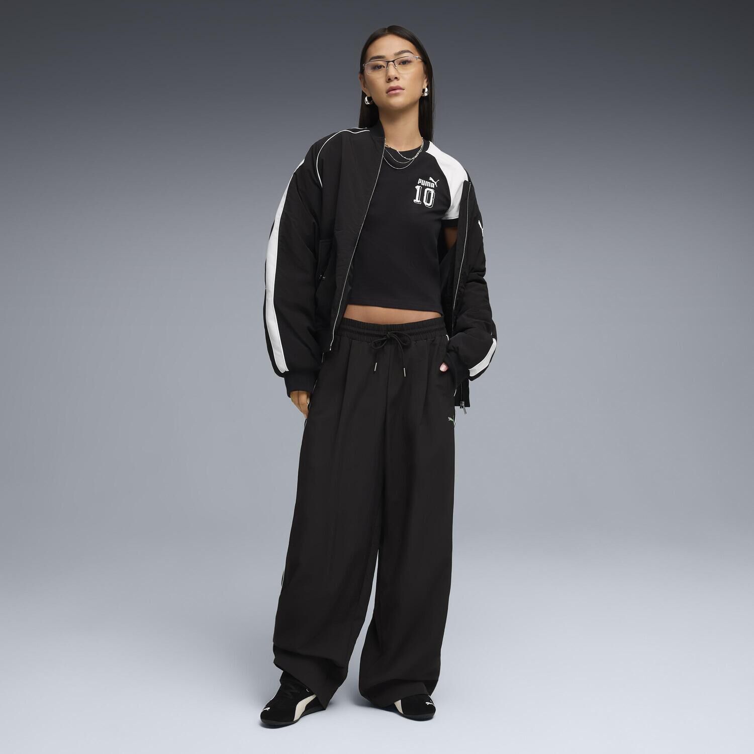 PUMA「【PUMA ｳｪｱ】W F.P.ARCHIVE SLIM RINGER TEE」|Tシャツ・カットソー|