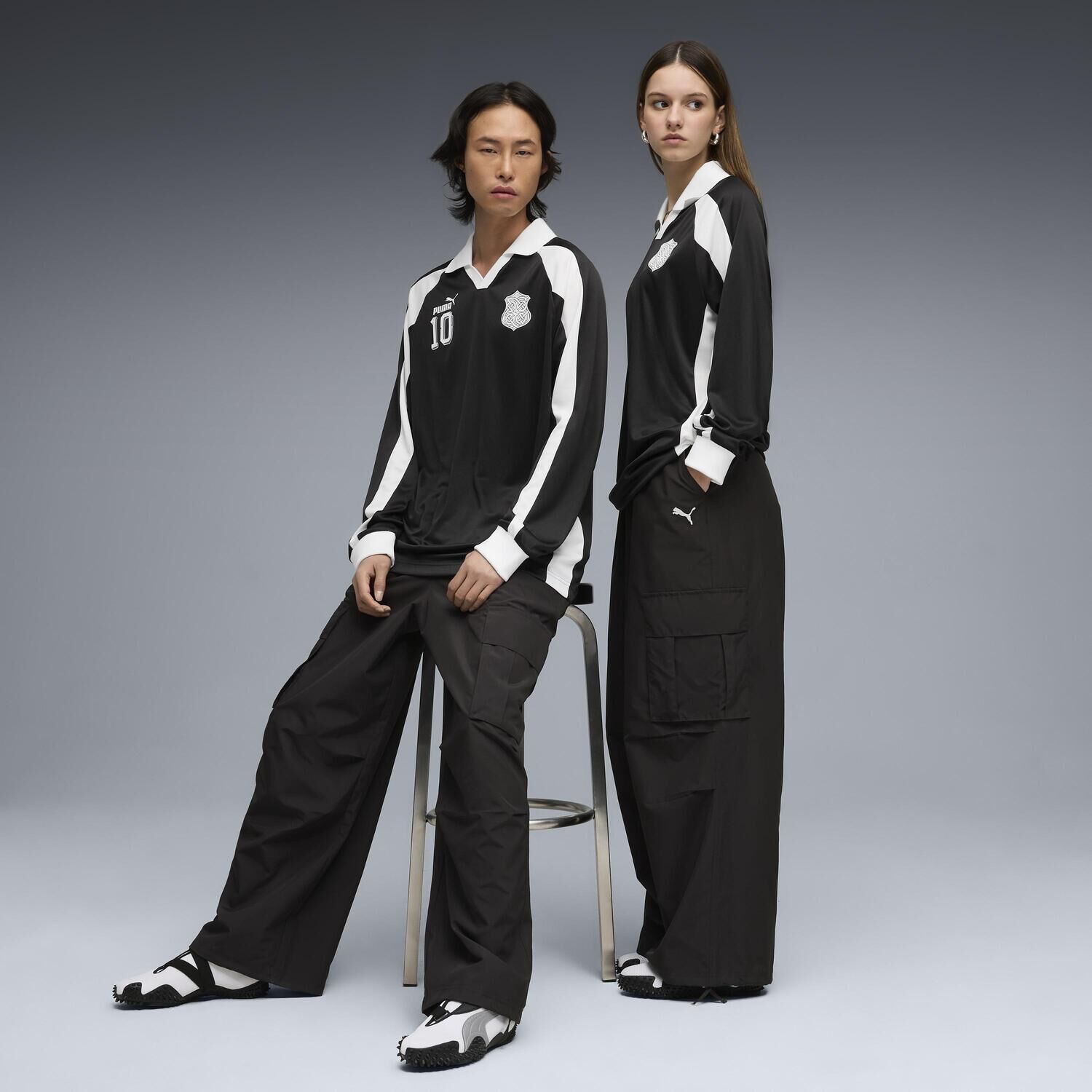 PUMA「【PUMA ｳｪｱ】M F.P.ARCHIVE T7 DRILL LS TEE」|Tシャツ・カットソー|