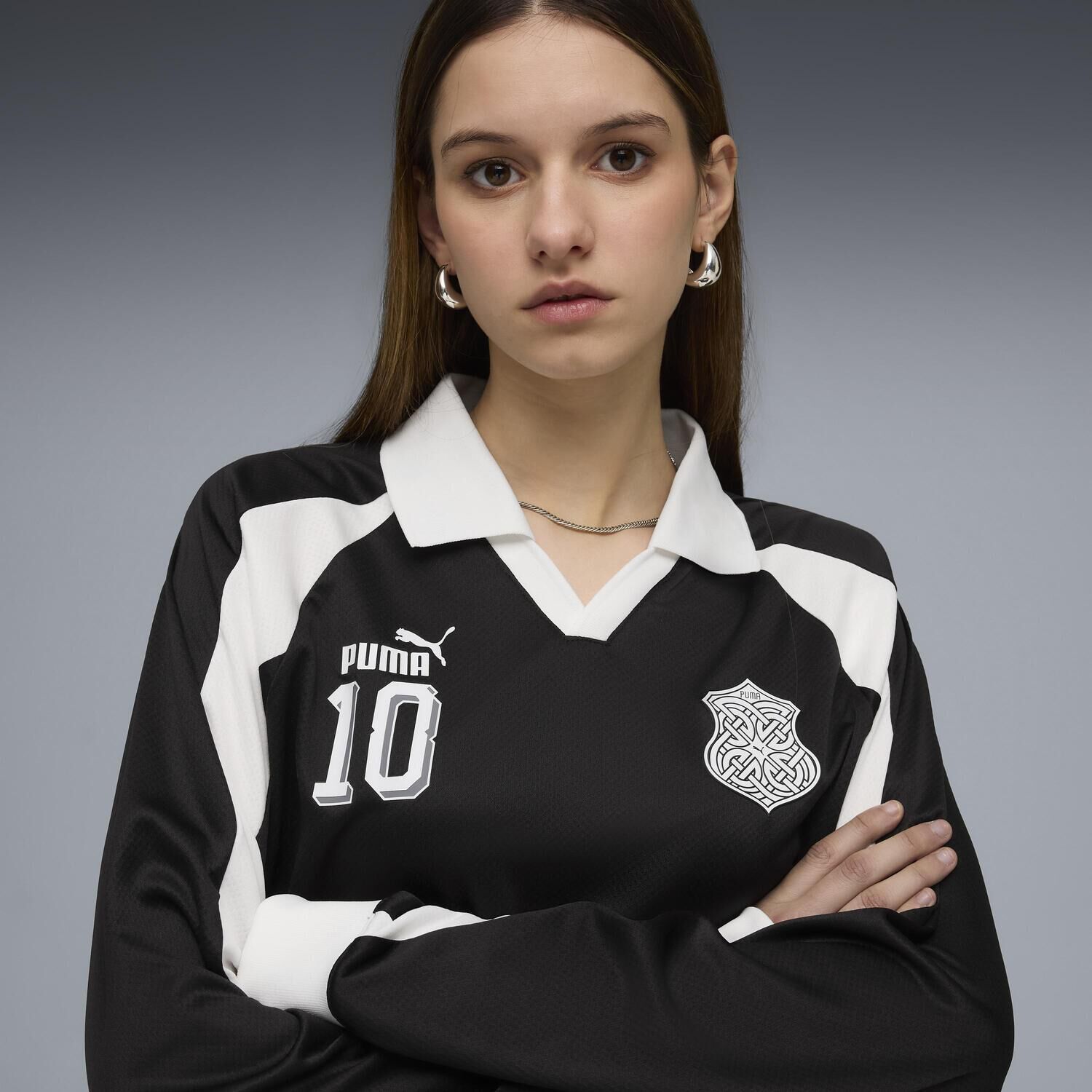 PUMA「【PUMA ｳｪｱ】M F.P.ARCHIVE T7 DRILL LS TEE」|Tシャツ・カットソー|