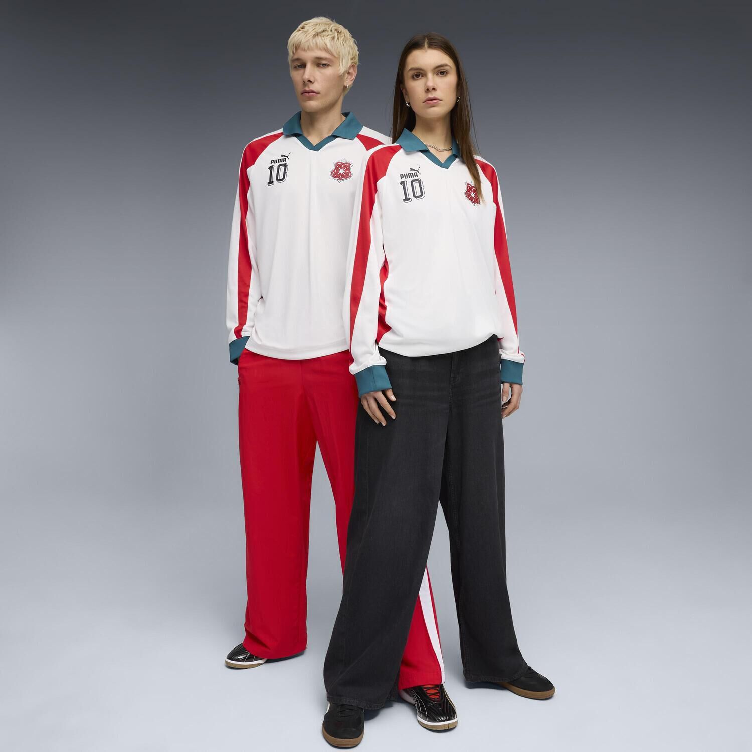 PUMA「【PUMA ｳｪｱ】M F.P.ARCHIVE T7 DRILL LS TEE」|Tシャツ・カットソー|