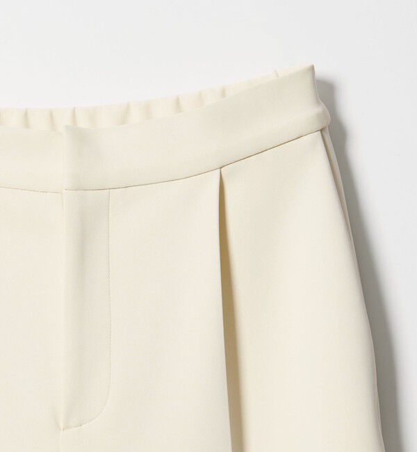 UNITED ARROWS「SPONGY タック ワイドパンツ」|スラックス|