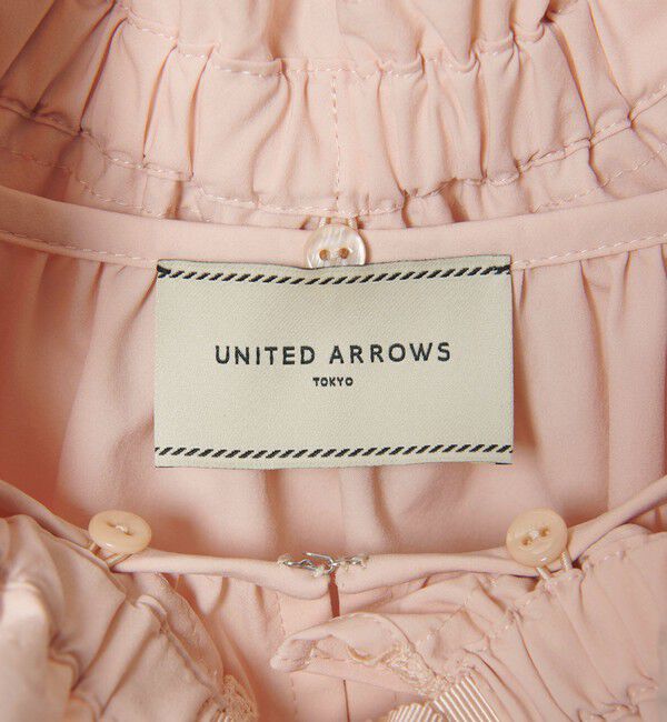 UNITED ARROWS「レースフリルカラー 2WAY ブラウス ‐はっ水‐」|シャツ・ブラウス|