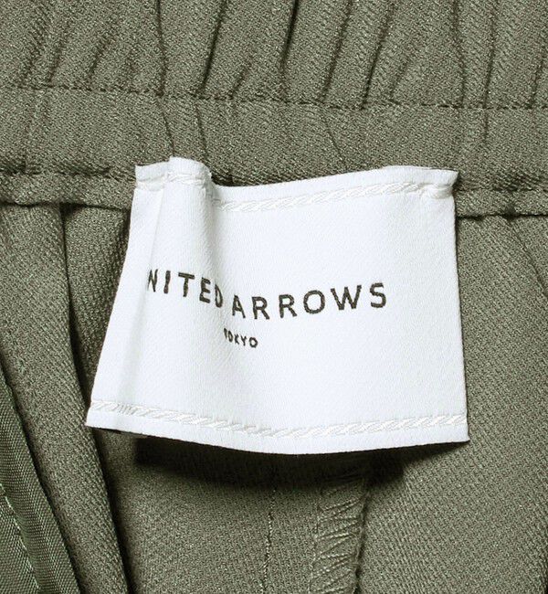 UNITED ARROWS「アセテートポリエステル ベイカーパンツ」|チノ|