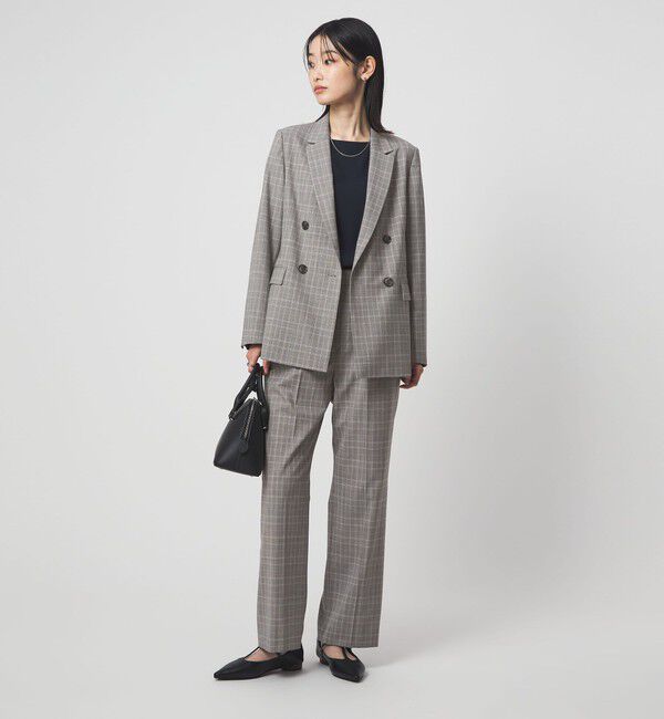 UNITED ARROWS green label relaxing「［size SHORT/TALLあり］カチリラ ストレート パンツ ウォッシャブル ストレッチ」|スラックス|