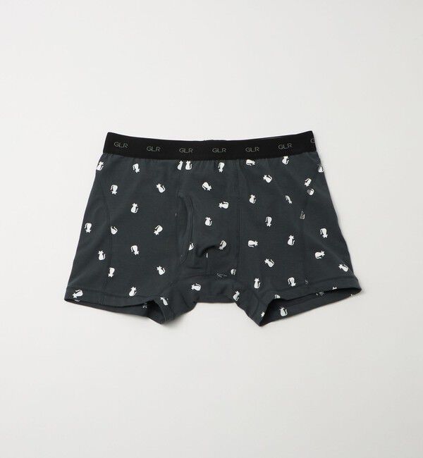 UNITED ARROWS green label relaxing「ファイン オーガニック キャット ボクサーパンツ」|インナー|DK.GRAY