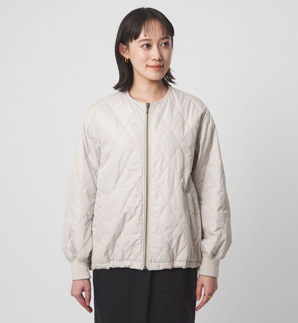 UNITED ARROWS green label relaxing「ダイヤ キルティング ブルゾン 撥水」|ブルゾン・スタジャン|