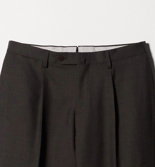 UNITED ARROWS green label relaxing「VITALE BARBERIS CANONICO ラスティック 無地 CLS 1プリーツ スーツパンツ セットアップパンツ」|スーツ|