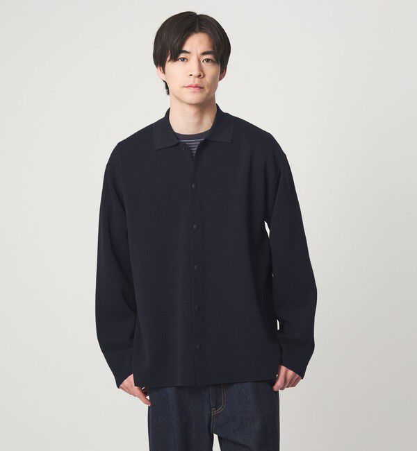 UNITED ARROWS green label relaxing「スナップ ポロカラー カーディガン」|カーディガン|