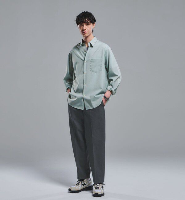 UNITED ARROWS green label relaxing「ウォッシャブル トロ ジャストルーズ シャツ -ストレッチ-」|シャツ・ブラウス|