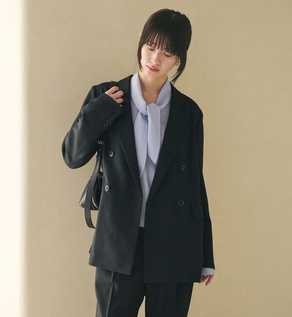 BEAUTY&YOUTH UNITED ARROWS「リネンライク ダブルジャケット」|テーラードジャケット|