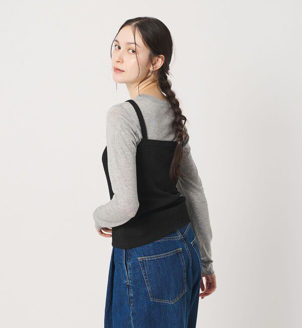 BEAUTY&YOUTH UNITED ARROWS「コットン パターンメッシュ キャミソール」|タンクトップ|