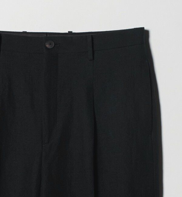 BEAUTY&YOUTH UNITED ARROWS「スリーク ウール リネン 1プリーツ トラウザー セットアップ対応」|チノ|