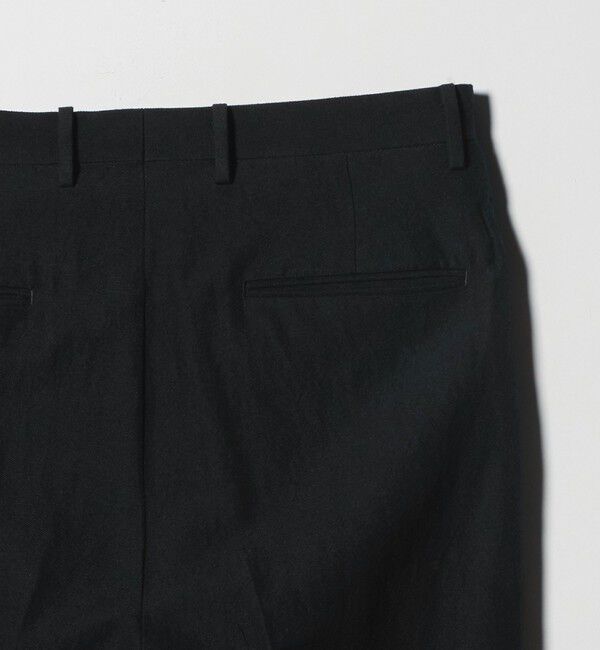 BEAUTY&YOUTH UNITED ARROWS「スリーク ウール リネン 1プリーツ トラウザー セットアップ対応」|チノ|