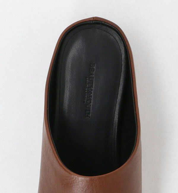 BEAUTY&YOUTH UNITED ARROWS「レザー インヒール スリッポン」|ローファー|