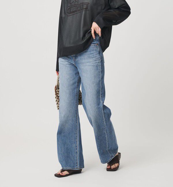 BEAUTY&YOUTH UNITED ARROWS「＜Levi&rsquo;s＞RIBCAGE ワイドデニムパンツ」|デニム|