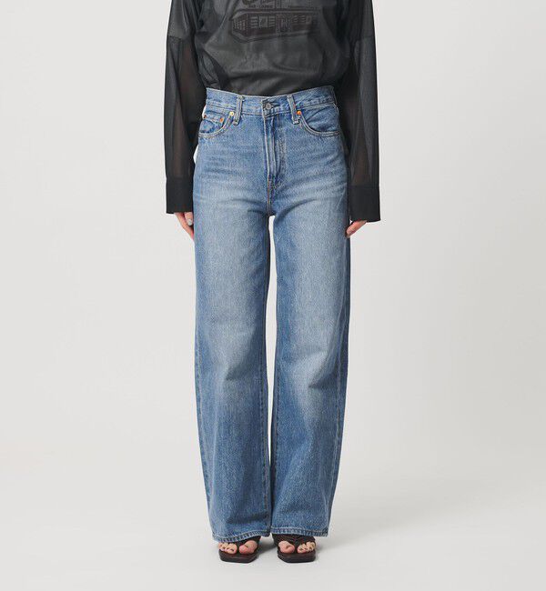 BEAUTY&YOUTH UNITED ARROWS「＜Levi&rsquo;s＞RIBCAGE ワイドデニムパンツ」|デニム|