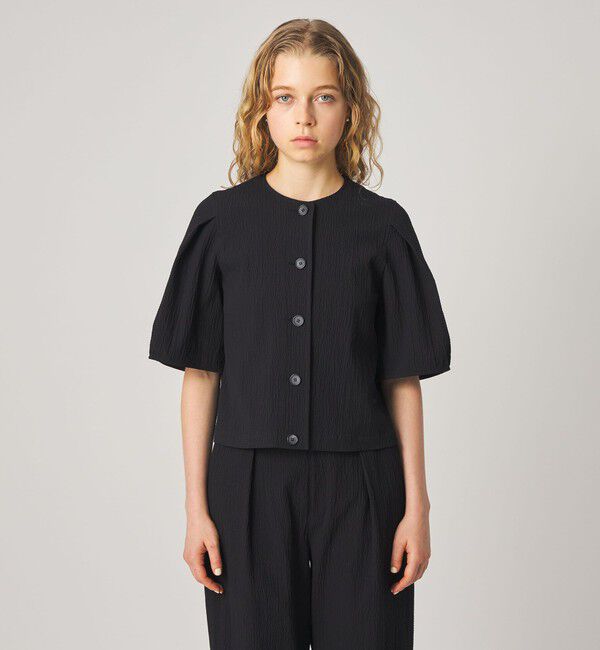 STEVEN ALAN「＜Steven Alan＞リップル コットン ブラウス」|シャツ・ブラウス|