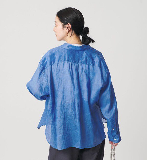 BEAUTY&YOUTH UNITED ARROWS「麻 レギュラーカラー シャツ ウォッシャブル」|シャツ・ブラウス|