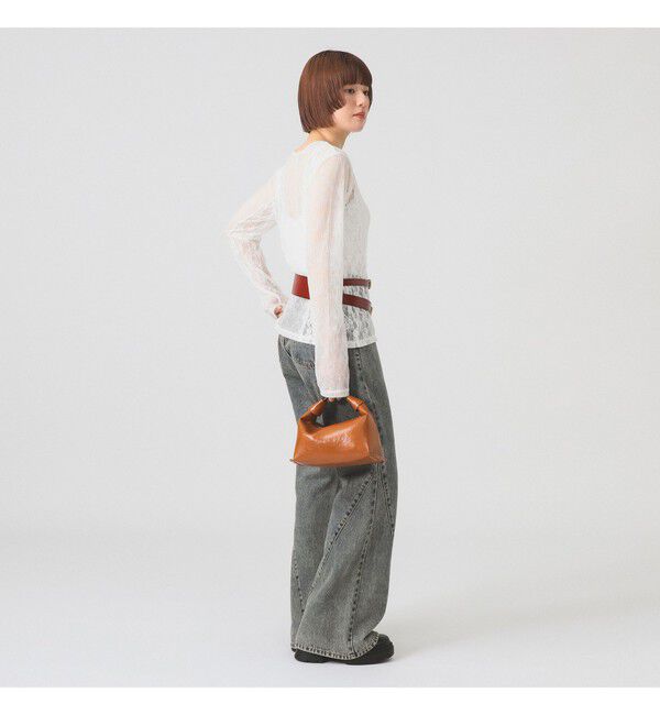 Ray BEAMS 「レース テープ キリカエ Tシャツ」|Tシャツ・カットソー|