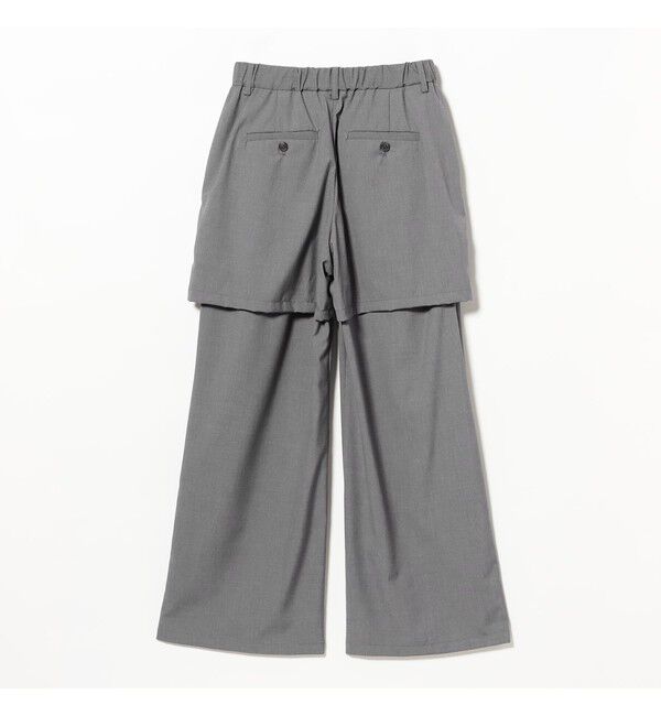 Ray BEAMS 「ハーフ レイヤード パンツ」|チノ|