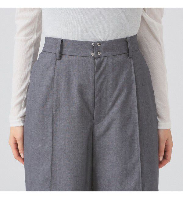 Ray BEAMS 「ハーフ レイヤード パンツ」|チノ|