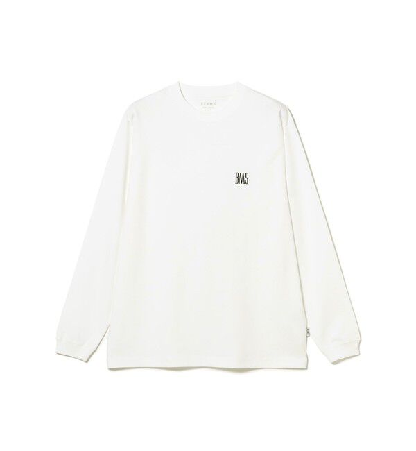 BEAMS「BMSロゴ ロングスリーブ Tシャツ」|Tシャツ・カットソー|