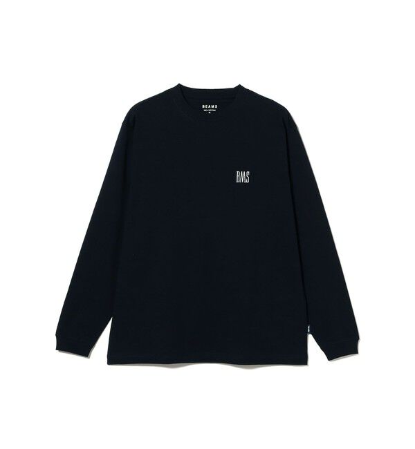 BEAMS「BMSロゴ ロングスリーブ Tシャツ」|Tシャツ・カットソー|