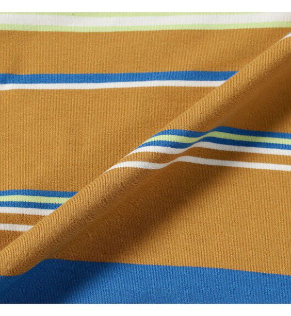 BEAMS「【ワイドフィット】マルチボーダー クルーネック スウェット」|Tシャツ・カットソー|