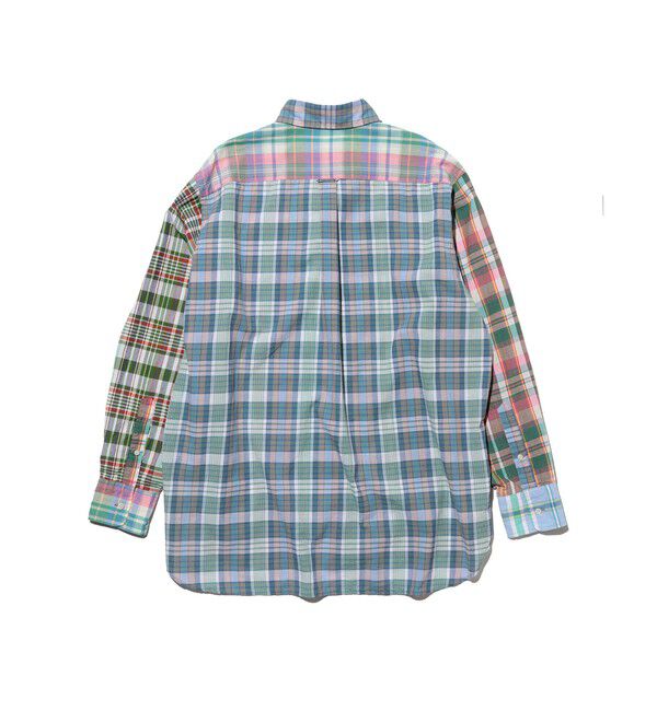 BEAMS PLUS「B.D. Classic-fit Madras Panel」|シャツ・ブラウス|