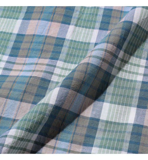 BEAMS PLUS「B.D. Classic-fit Madras Panel」|シャツ・ブラウス|