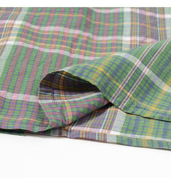 BEAMS PLUS「Open Collar Madras」|シャツ・ブラウス|