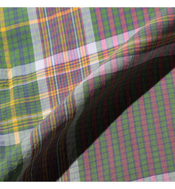 BEAMS PLUS「Open Collar Madras」|シャツ・ブラウス|