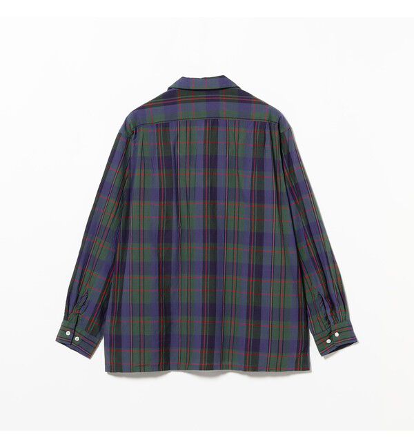 BEAMS PLUS「Open Collar Madras」|シャツ・ブラウス|