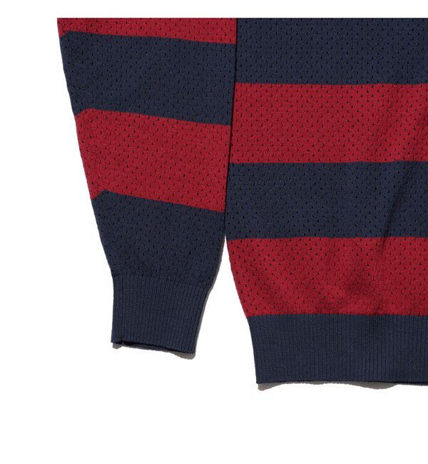 BEAMS PLUS「Crew Rugger Stripe」|ニット・セーター|