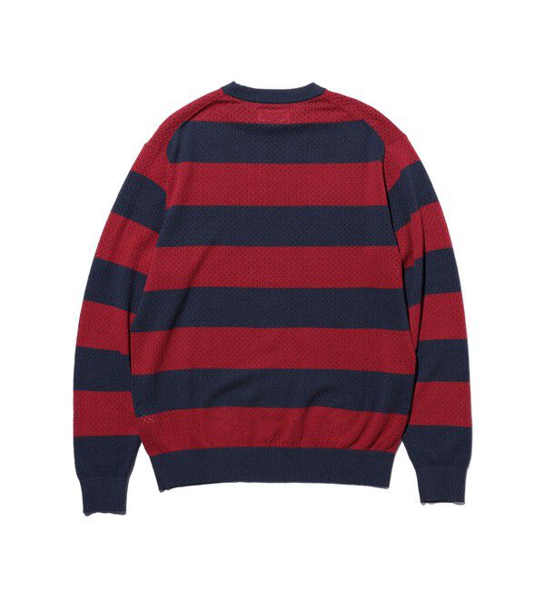 BEAMS PLUS「Crew Rugger Stripe」|ニット・セーター|