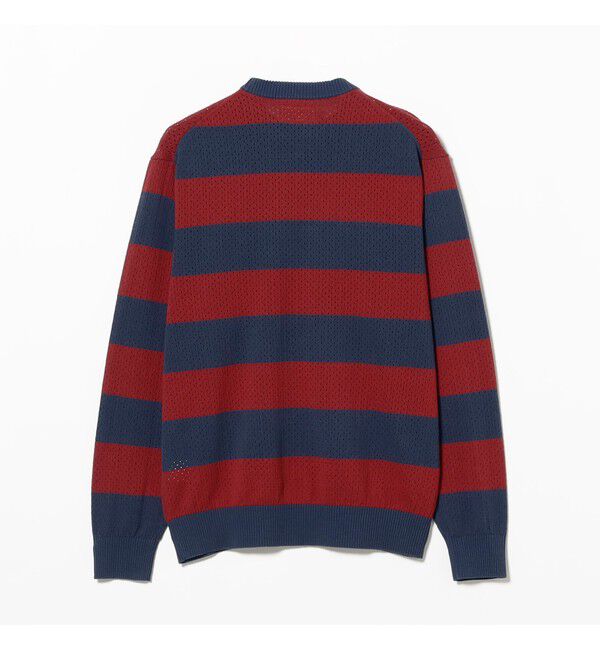 BEAMS PLUS「Crew Rugger Stripe」|ニット・セーター|
